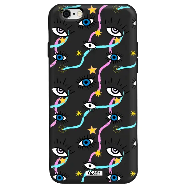 Eye And Ribbon Apple iPhone 6 Silicone black Case