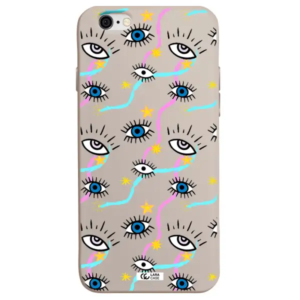 Eye And Ribbon Apple iPhone 6 Silicone Stone Case
