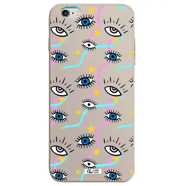 Eye And Ribbon Apple iPhone 6S Silicone Stone Case