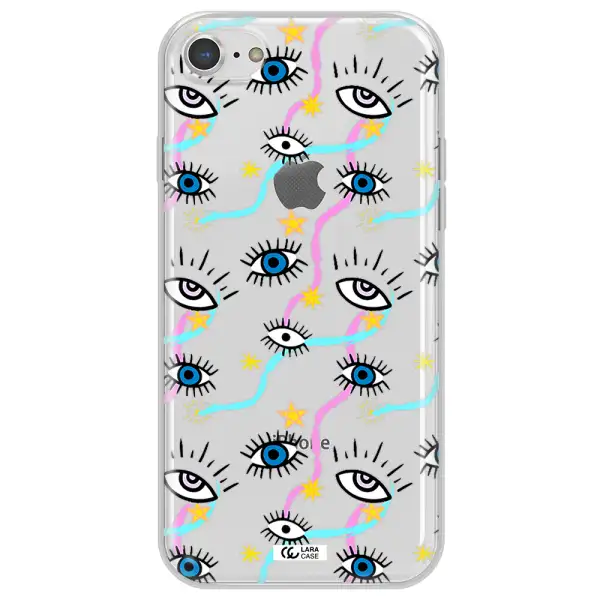 Eye And Ribbon Apple iPhone 8 Clear TPU Case