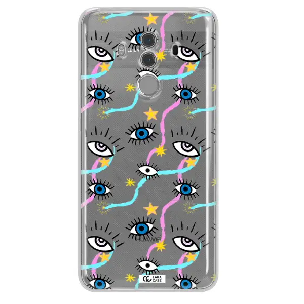 Eye And Ribbon Huawei Mate 10 Pro Clear TPU Case