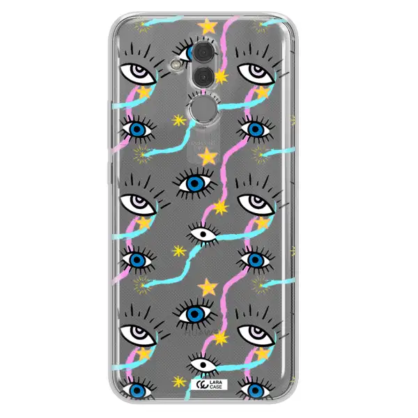 Eye And Ribbon Huawei Mate 20 Lite Clear TPU Case