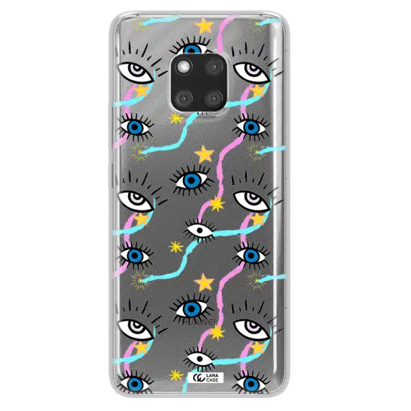 Eye And Ribbon Huawei Mate 20 Pro Clear TPU Case