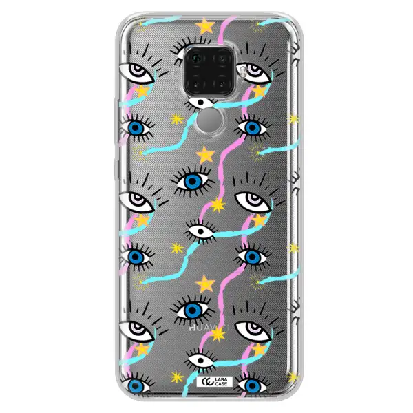 Eye And Ribbon Huawei Mate 30 Lite Clear TPU Case