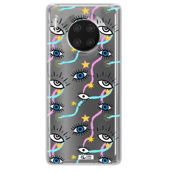 Eye And Ribbon Huawei Mate 30 Pro Clear TPU Case