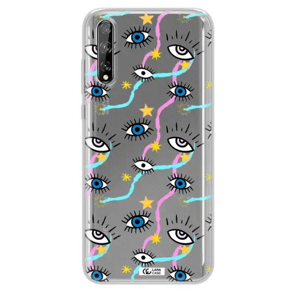 Eye And Ribbon Huawei P Smart S Clear TPU Case