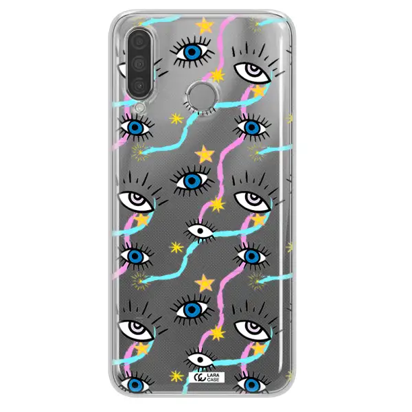 Eye And Ribbon Huawei P30 Lite Clear TPU Case