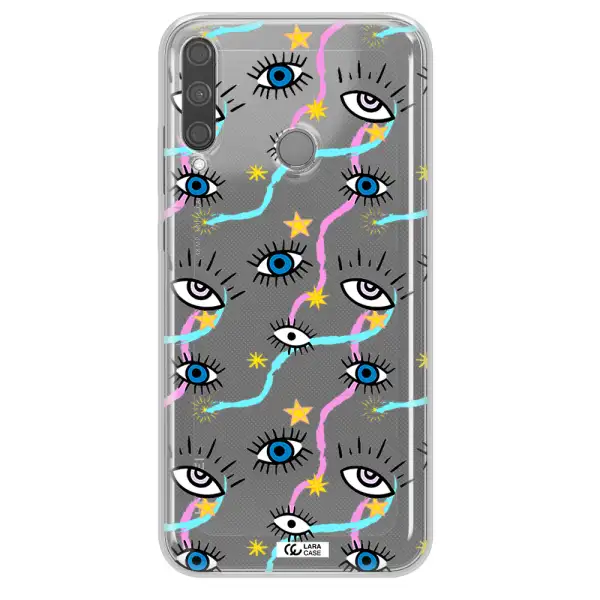 Eye And Ribbon Huawei P40 Lite E Clear TPU Case