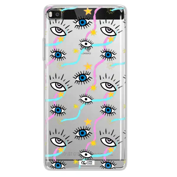 Eye And Ribbon Huawei P8 Clear TPU Case