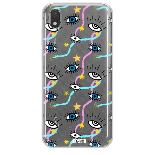 Eye And Ribbon Huawei Y5 2019 Clear TPU Case