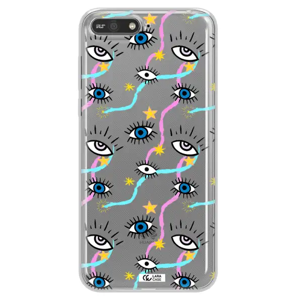 Eye And Ribbon Huawei Y6 2018 Clear TPU Case