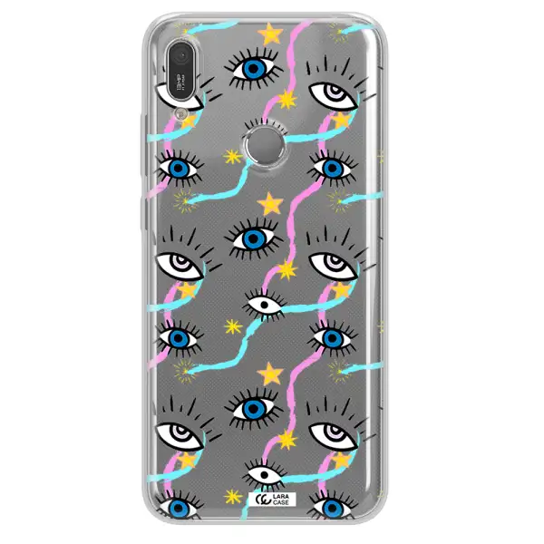 Eye And Ribbon Huawei Y6 2019 Clear TPU Case
