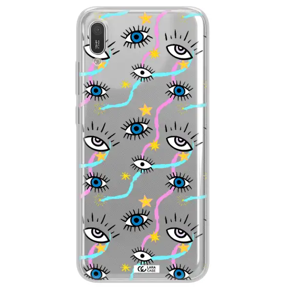 Eye And Ribbon Huawei Y6 Pro 2019 Clear TPU Case