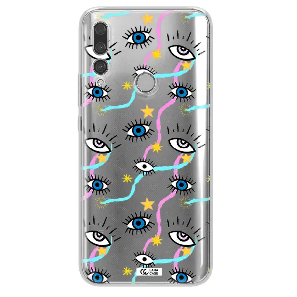 Eye And Ribbon Huawei Y9 Prime 2019 Clear TPU Case