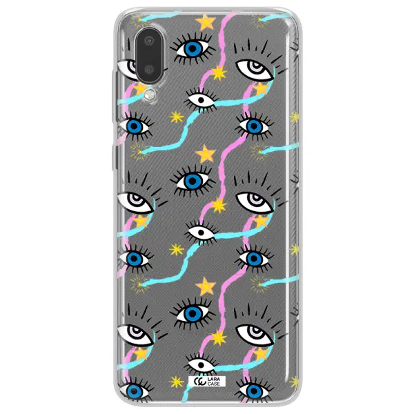 Eye And Ribbon Samsung A02 Clear TPU Case