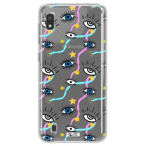 Eye And Ribbon Samsung A10 Clear TPU Case
