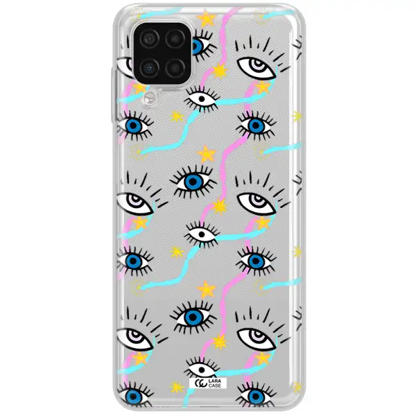 Eye And Ribbon Samsung A12 4g Clear TPU Case