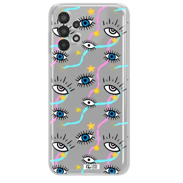 Eye And Ribbon Samsung A13 Clear TPU Case