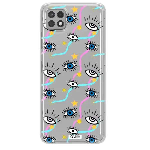 Eye And Ribbon Samsung A22 5g Clear TPU Case