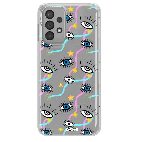 Eye And Ribbon Samsung A23 Clear TPU Case