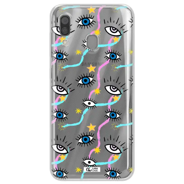Eye And Ribbon Samsung A30 Clear TPU Case
