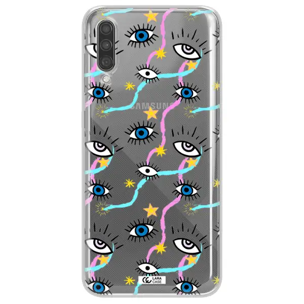 Eye And Ribbon Samsung A30S Clear TPU Case