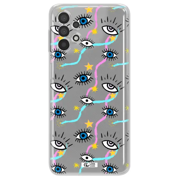 Eye And Ribbon Samsung A32 Clear TPU Case