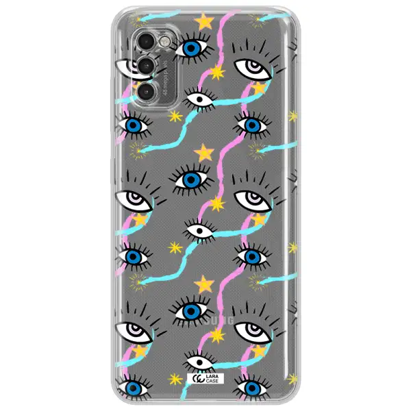 Eye And Ribbon Samsung A41 Clear Tpu Case