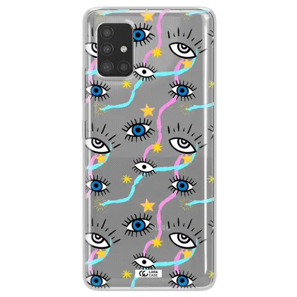 Eye And Ribbon Samsung A51 Clear TPU Case