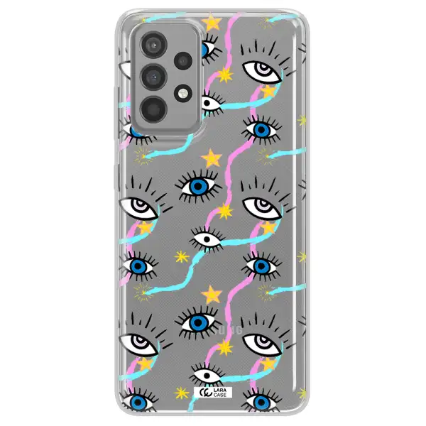 Eye And Ribbon Samsung A52 Clear TPU Case