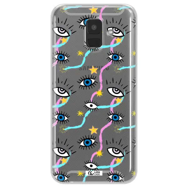 Eye And Ribbon Samsung A6 Clear TPU Case