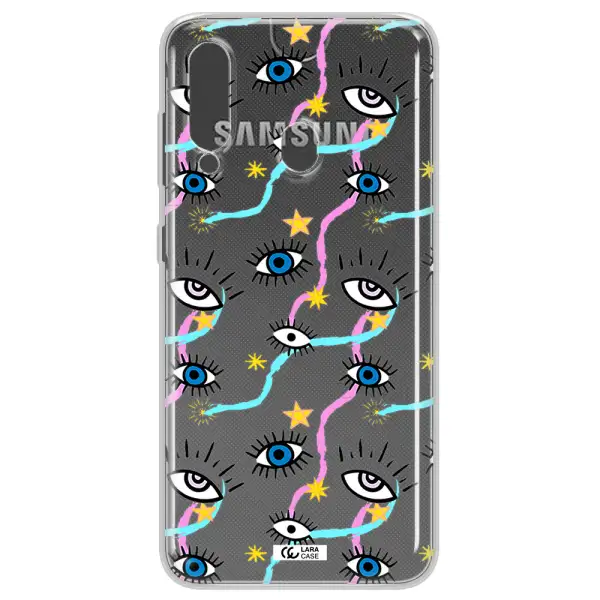 Eye And Ribbon Samsung A60 Clear TPU Case