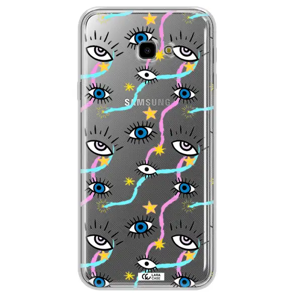 Eye And Ribbon Samsung J4 Plus Clear TPU Case