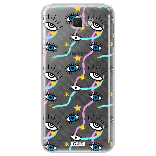 Eye And Ribbon Samsung J5 Prime Clear TPU Case