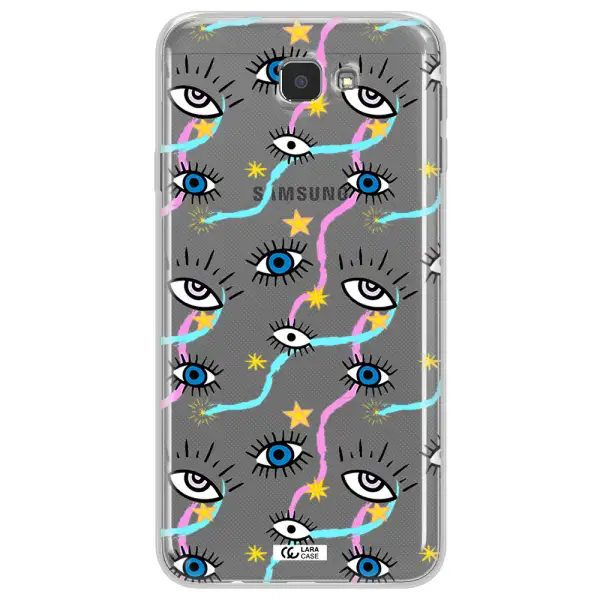 Eye And Ribbon Samsung J7 Prim Clear TPU Case