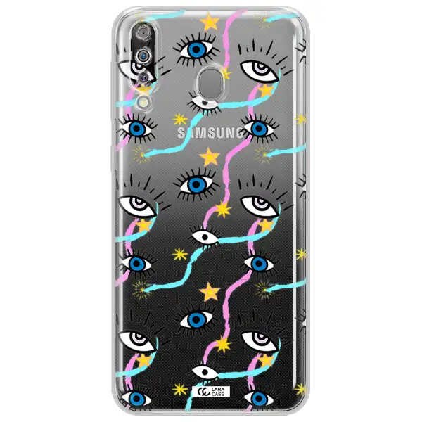Eye And Ribbon Samsung M30 Clear TPU Case