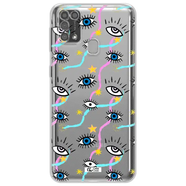 Eye And Ribbon Samsung M31 Clear TPU Case