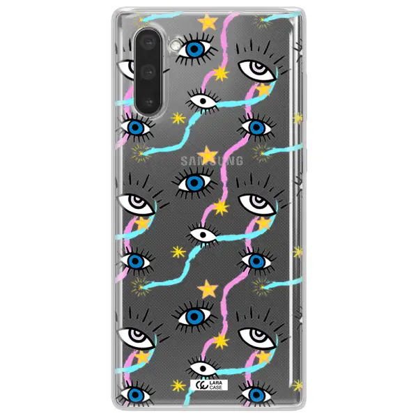 Eye And Ribbon Samsung Note 10 Clear TPU Case