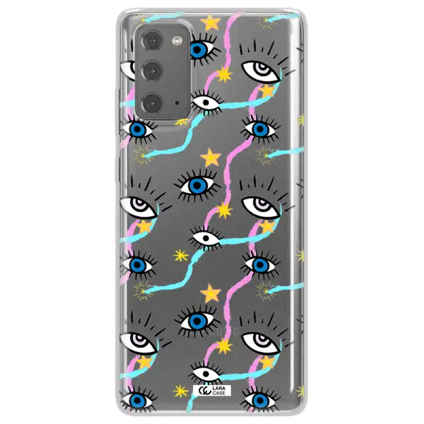 Eye And Ribbon Samsung Note 20 Clear TPU Case