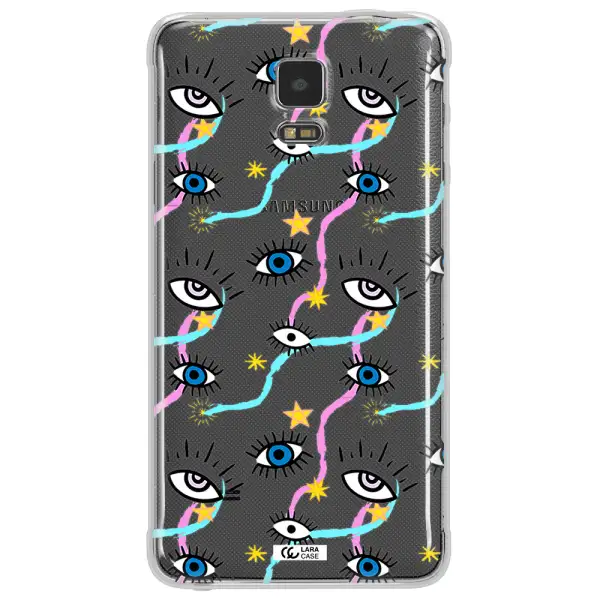 Eye And Ribbon Samsung Note 4 Clear TPU Case
