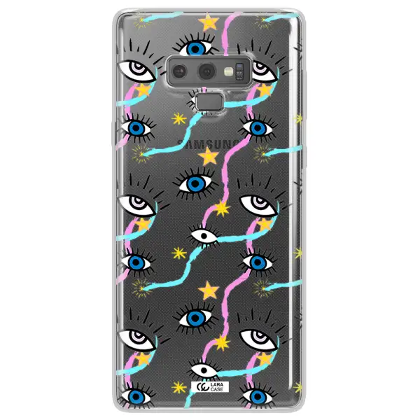 Eye And Ribbon Samsung Note 9 Clear TPU Case