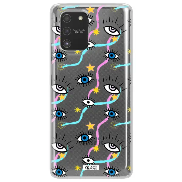 Eye And Ribbon Samsung S10 Lite Clear TPU Case