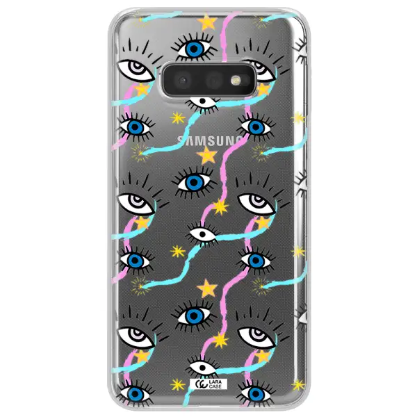 Eye And Ribbon Samsung S10e Clear TPU Case