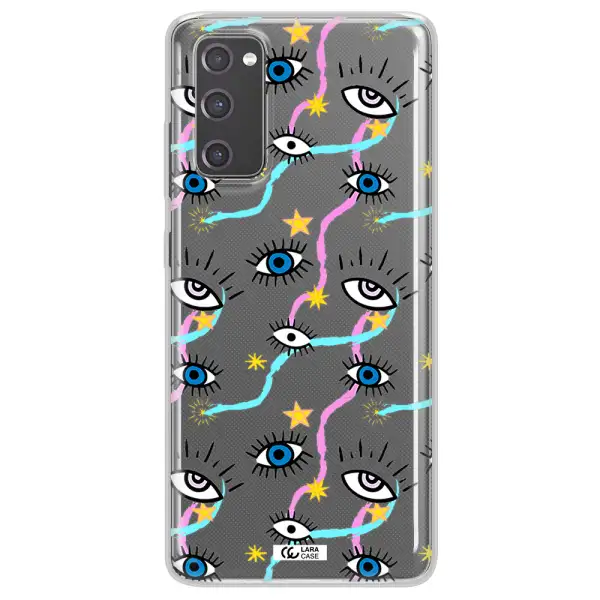 Eye And Ribbon Samsung S20 Fe Clear TPU Case