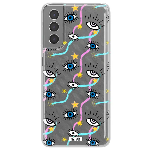 Eye And Ribbon Samsung S21 Clear TPU Case