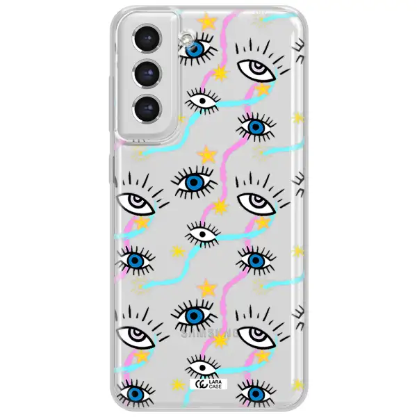 Eye And Ribbon Samsung S21 Fe Clear Tpu Case