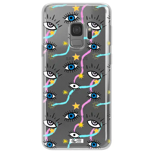 Eye And Ribbon Samsung S9 Clear TPU Case