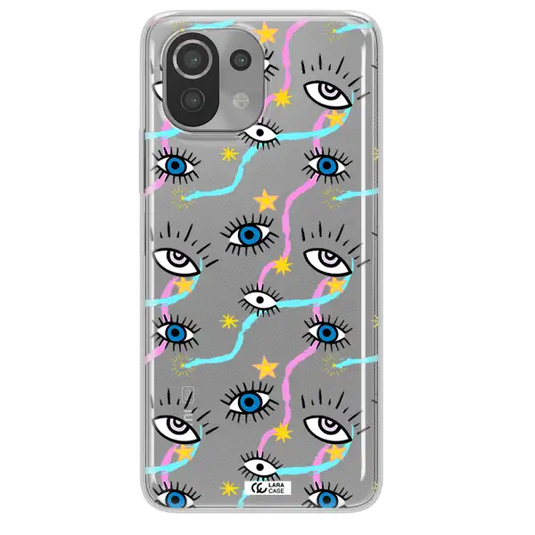 Eye And Ribbon Xiaomi Mi 11 Lite Clear TPU Case