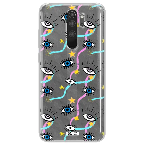 Eye And Ribbon Xiaomi Note 8 Pro Clear TPU Case