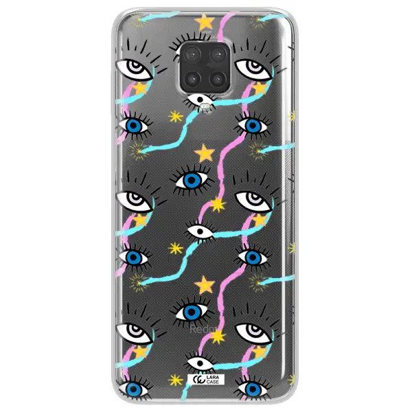 Eye And Ribbon Xiaomi Note 9 Pro Clear TPU Case